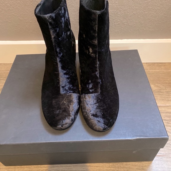 NIB - Rag & Bone Drea Black Velvet Boot - size 6.5 - Picture 5 of 14